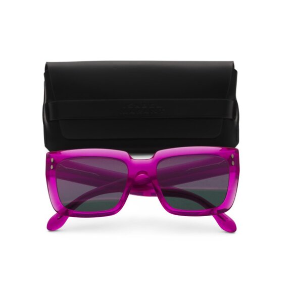ISABEL MARANT Pink 55mm Square Sunglasses - Picture 1 of 2